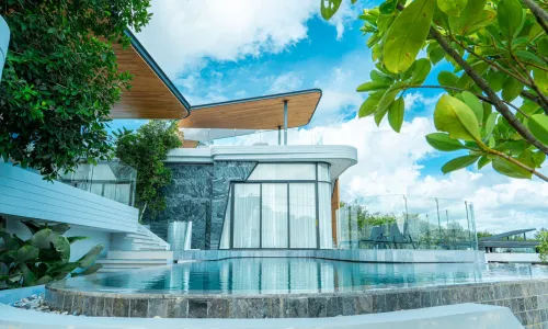 Вилла с 4 спальнями и с видом на бассейн, район Бангтао/Лагуна