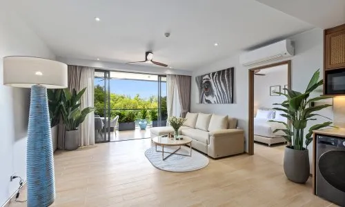 2-Bedroom Apartments, with garden view and near the sea in Laguna Beachside project, on Bangtao/Laguna beach