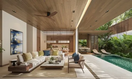 Spacious 3-Bedroom Villa, with sea view, on Kamala Beach beach