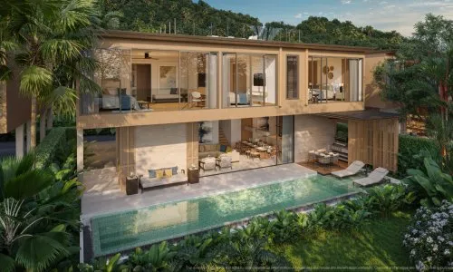 Spacious 3-Bedroom Villa, with sea view, on Kamala Beach beach