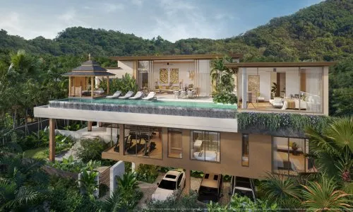 Large 4-Bedroom Villa, with sea view, on Kamala Beach beach