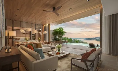 Large 4-Bedroom Villa, with sea view, on Kamala Beach beach