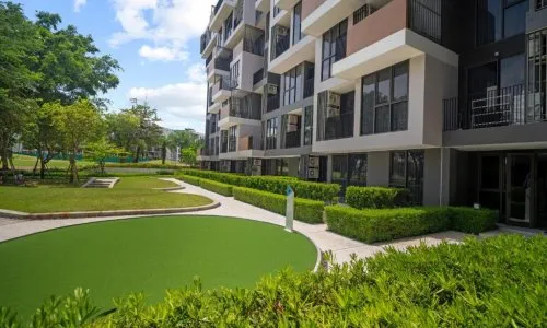 2-Bedroom Apartments, with golf course in Sky Park Aurora project, on Bangtao/Laguna beach