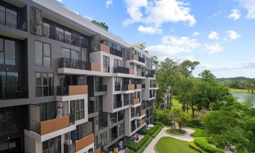 1-Bedroom Apartments, with golf course in Sky Park Aurora project, on Bangtao/Laguna beach