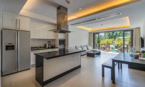 2-Bedroom Apartments, with pool view and near the sea in Pearl of Naithon project, on Naithon beach