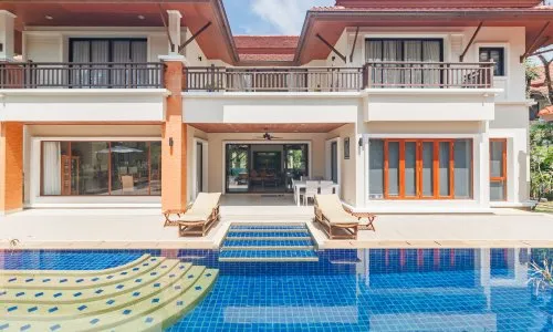 Large 5-Bedroom Villa, with pool view in Angsana Villas Resort project, on Bangtao/Laguna beach | Video