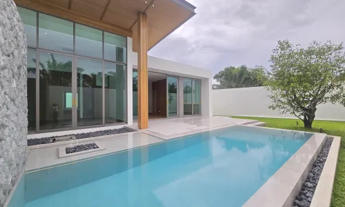 3-Bedroom Villa, with pool view, on Layan Beach beach