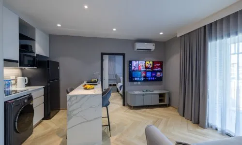 2-Bedroom Apartments, with mountain view in The Title Bangtao Legendary project, on Bangtao/Laguna beach