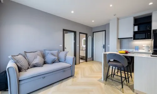 2-Bedroom Apartments, with mountain view in The Title Bangtao Legendary project, on Bangtao/Laguna beach