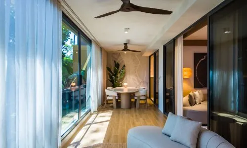 2-Bedroom Apartments, with garden view and near the sea in Laguna Beachside project, on Bangtao/Laguna beach