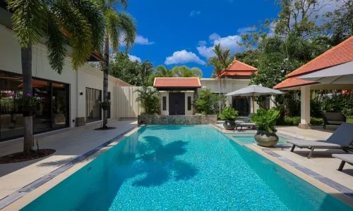 Premium Spacious 4-Bedroom Villa, with pool view in Sai Taan project, on Bangtao/Laguna beach