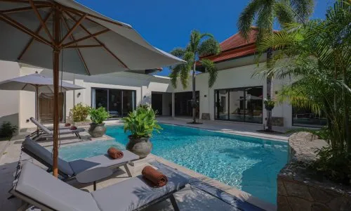 Premium Spacious 4-Bedroom Villa, with pool view in Sai Taan project, on Bangtao/Laguna beach