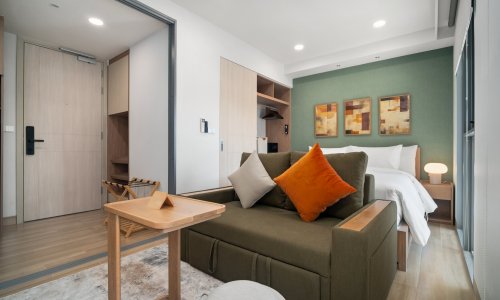 Studio Apartments, with urban view in Sky Park Selesta project, on Bangtao/Laguna beach
