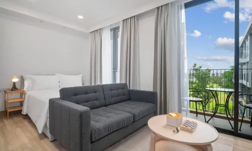 Studio Apartments, with golf course in Sky Park Selesta project, on Bangtao/Laguna beach