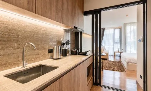 Studio Apartments, with sea view and near the sea in Bellevue Beachfront Condo project, on Bangtao/Laguna beach