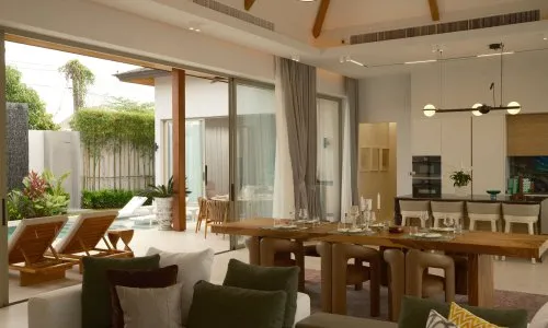 3-Bedroom Villa, with pool view in Layan Lucky project, on Layan beach