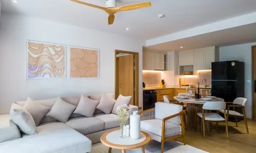 3-Bedroom Apartments, with garden view and near the sea in Laguna Beachside project, on Bangtao/Laguna beach