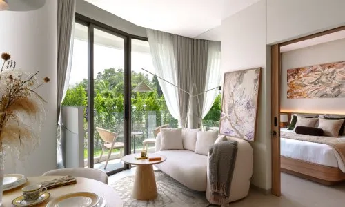 1-Bedroom Apartments, with garden view, on Bangtao/Laguna beach
