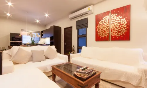 Великолепная вилла с 3 спальнями и с видом на бассейн в проекте Сайюань Естейт, на пляже Равай