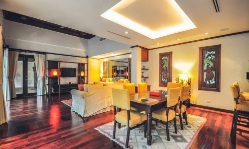 Удобная вилла с 4 спальнями и с видом на бассейн в проекте Сайтан, на пляже Бангтао/Лагуна