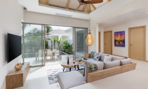 Роскошная вилла с 3 спальнями и с видом на бассейн в проекте Тричада, на пляже Бангтао/Лагуна