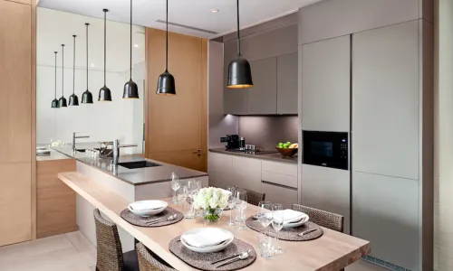 Cтильные апартаменты с 2 спальнями и с видом на море в проекте МонтАзур Лэйксайд, на пляже Камала 