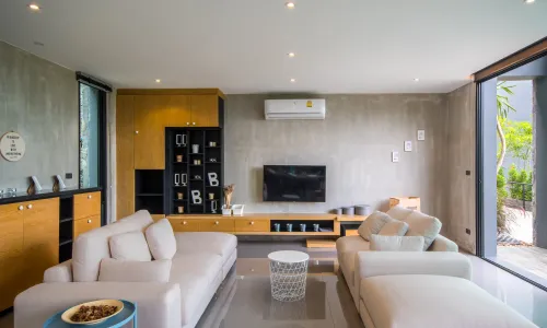 Сногсшибательная вилла с 2 спальнями и с видом на горы в проекте Натурал Парк, на пляже Камала 