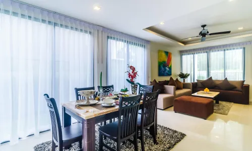 Удобный таунхаус с 3 спальнями и с видом на сад в проекте Лагуна Парк, на пляже Бангтао/Лагуна