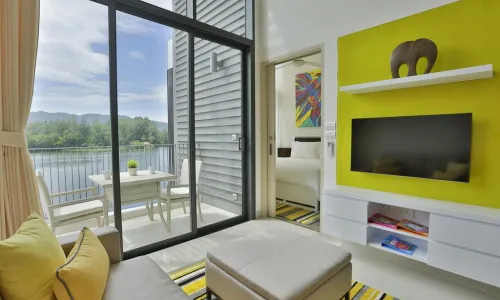 Удобные апартаменты с 2 спальнями и с видом на море в проекте Кассия, на пляже Бангтао/Лагуна