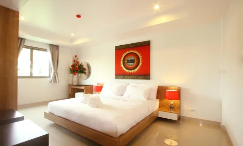 Потрясающие апартаменты с 2 спальнями и с видом на горы в проекте Сурин Сабай 2, на пляже Сурин