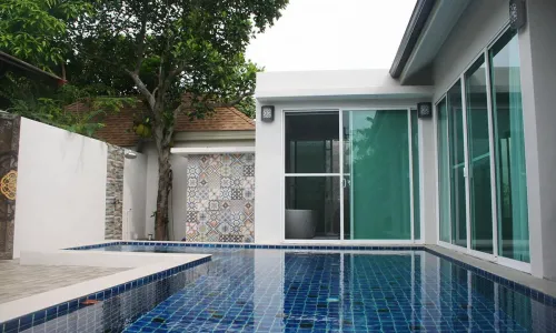 Комфортабельная вилла с 1 спальней и с видом на бассейн в проекте Арека Пул Вилла, на пляже Бангтао/Лагуна