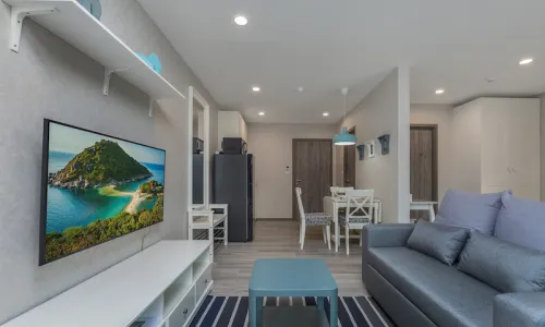 Роскошные апартаменты с 1 спальней и с видом на бассейн в проекте Зе Тайтл Резиденс Наянг, на пляже Найянг