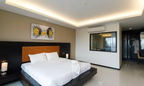 Модные апартаменты с 2 спальнями и с видом на бассейн в проекте Реджент Камала, на пляже Камала 