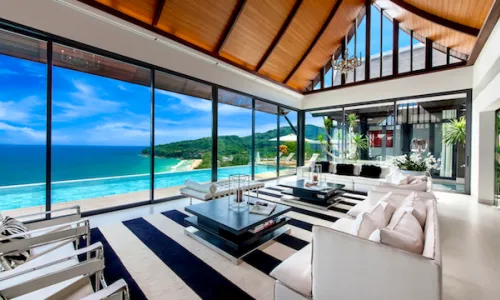 Шикарная вилла премиум класса с 5 спальнями и с видом на море в проекте Малайвана, на пляже Найтон