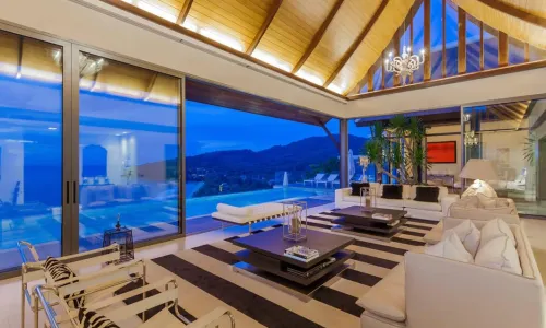 Шикарная вилла премиум класса с 5 спальнями и с видом на море в проекте Малайвана, на пляже Найтон