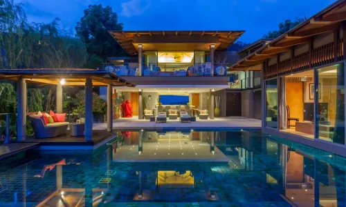 Комфортабельная вилла с 3 спальнями и с видом на море в проекте Ля Колин, на пляже Лаян 