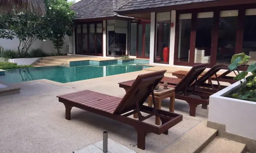 Шикарная вилла с 3 спальнями и с видом на бассейн в проекте Тай Бали, на пляже Бангтао/Лагуна