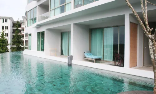 Потрясающие апартаменты студия и с видом на бассейн в проекте Карон Хилл, на пляже Карон