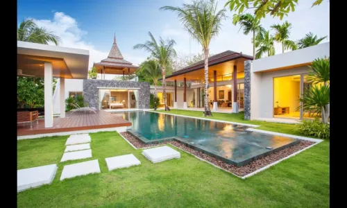 Сногсшибательная вилла с 4 спальнями и с видом на бассейн в проекте Ботаника Лакшери, на пляже Бангтао/Лагуна