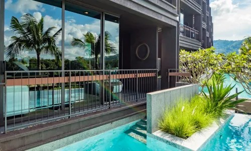 Прекрасные апартаменты с 2 спальнями и с видом на бассейн в проекте Сатурдэйс, на пляже Равай