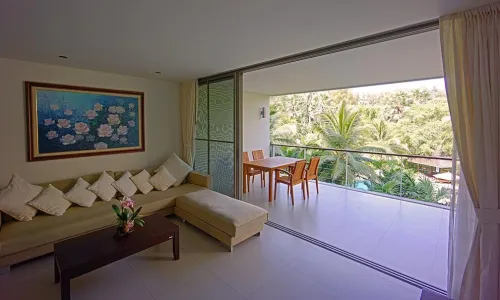 Cтильные апартаменты с 2 спальнями и с видом на сад в проекте Казуарина Шорс, на пляже Бангтао/Лагуна