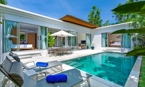 Сногсшибательная вилла с 3 спальнями и с видом на бассейн в проекте Тричада, на пляже Бангтао/Лагуна