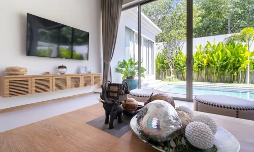 Прекрасная вилла с 3 спальнями и с видом на бассейн в проекте Тричада, на пляже Бангтао/Лагуна