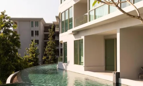 Превосходные апартаменты с 2 спальнями и с видом на море в проекте Карон Хилл, на пляже Карон