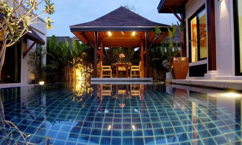 Удобная вилла с 2 спальнями и с видом на бассейн в проекте Кокянг, на пляже Найхарн