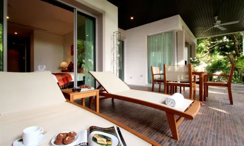 Cтильные апартаменты с 2 спальнями и с видом на сад, не далеко от моря в проекте Ката Гарденс, на пляже Ката