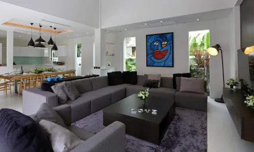 Прекрасная вилла с 4 спальнями и с видом на бассейн в проекте Сайтан, на пляже Бангтао/Лагуна