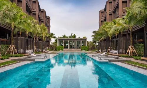 Прекрасные апартаменты с 2 спальнями и с видом на бассейн в проекте Сатурдэйс, на пляже Равай