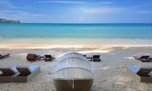 Cтильные апартаменты с 4 спальнями и с видом на море в проекте Андара, на пляже Камала 