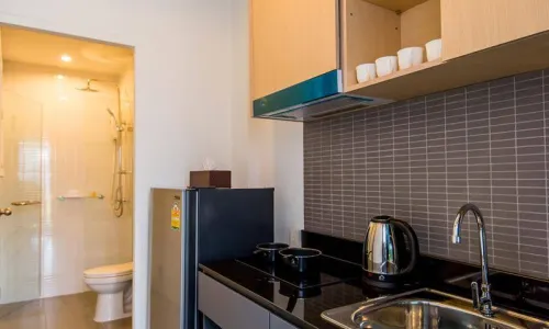 Великолепные апартаменты с 1 спальней и с видом на сад в проекте Хилл Майна, на пляже Сурин